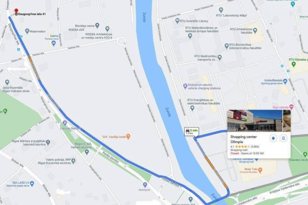 Daugavgrivas41 6 Can Stay Parking Free Old Town 6Min Shop 3Min Рига Екстериор снимка