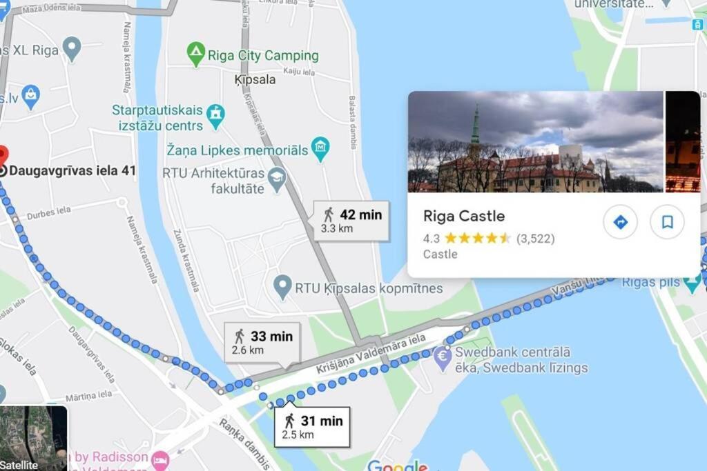 Daugavgrivas41 6 Can Stay Parking Free Old Town 6Min Shop 3Min Рига Екстериор снимка